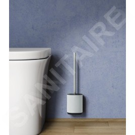 Sapho Accessoires de salle de bains Gedy - Brosse WC mural avec support, blanc 683302
