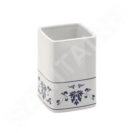 Sapho Gedy Cixi - Porte-brosse à dents et dentifrice à poser, blanc CX9889