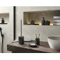 Sapho Gedy Brenda - Pot pour les accessoires cosmétiques, noir mat BR0314
