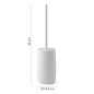 Sapho Gedy Kira - Brosse WC à poser, blanc mat KI3302