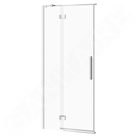 Cersanit Crea - Porte de douche 90x202 cm, gauche, chrome/verre clair S159-005