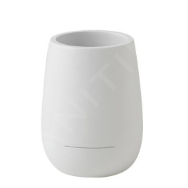 Sapho Gedy Kira - Porte-brosse à dents et dentifrice, blanc mat KI9802