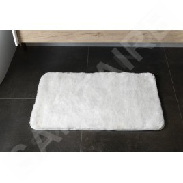 Sapho Accessoires de salle de bains Gedy - Tapis de salle de bains 50 x 80 cm, avec antidérapant, blanc 96FY508002