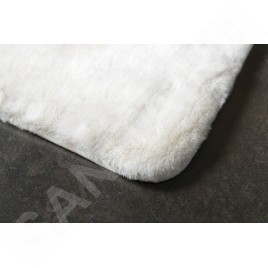 Sapho Accessoires de salle de bains Gedy - Tapis de salle de bains 50 x 80 cm, avec antidérapant, blanc 96FY508002