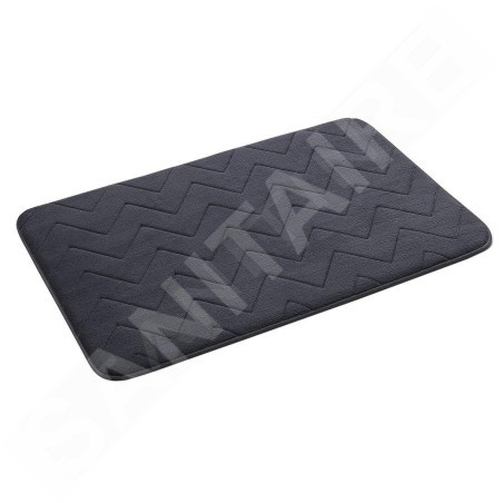 Sapho Accessoires de salle de bains Gedy - Tapis de salle de bains 50 x 80 cm, avec antidérapant, anthracite 96MS508085