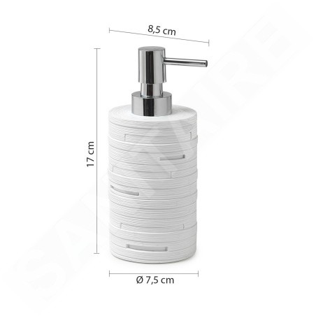 Sapho Gedy Helen - Distributeur de savon à poser, blanc HE8002