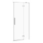 Cersanit Crea - Porte de douche 90x202 cm, droite, chrome/verre clair S159-006