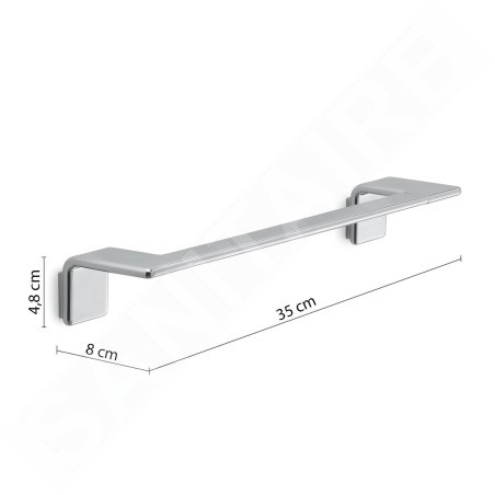 Sapho Gedy Il Giglio - Porte-serviettes, longueur 35 cm, chrome A9213513
