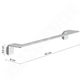 Sapho Gedy Il Giglio - Porte-serviettes, longueur 45 cm, chrome A9214513