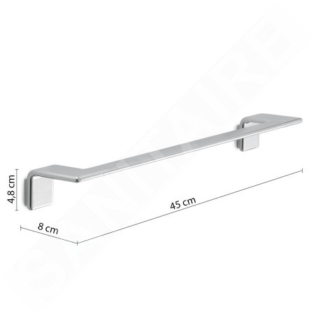 Sapho Gedy Il Giglio - Porte-serviettes, longueur 45 cm, chrome A9214513