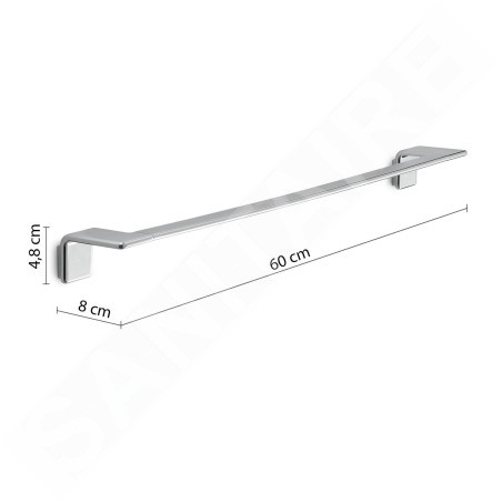 Sapho Gedy Il Giglio - Porte-serviettes, longueur 60 cm, chrome A9216013
