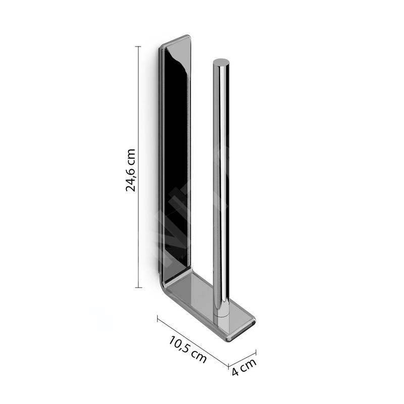 Sapho Gedy Il Giglio - Porte-papier toilette de rechange, chrome A9240213