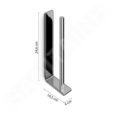 Sapho Gedy Il Giglio - Porte-papier toilette de rechange, chrome A9240213