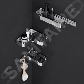 Sapho Gedy Il Giglio - Tablette de douche, longueur 26 cm, chromée A98313