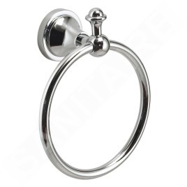 Sapho Gedi Nevis - Porte-serviettes, diamètre 18 cm, chrome NV7013