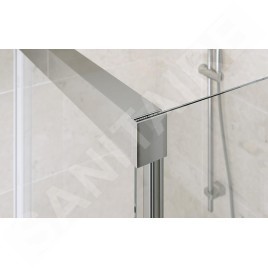 Cersanit Crea - Porte de douche 120x200 cm, chrome/verre clair S159-007