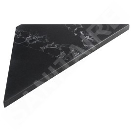 Sapho Abeline - Tablette d'angle, noir AE200-0598