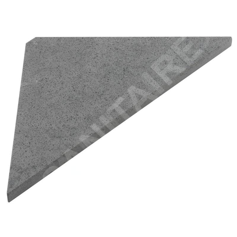 Sapho Abeline - Tablette d'angle, gris AE200-4033