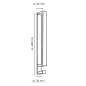 Sapho Ridder - Porte-serviettes, longueur 40 cm, avec crochet, inox 11122100