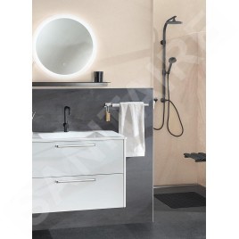 Sapho Ridder - Porte-serviettes, longueur 40 cm, avec crochet, inox 11122100