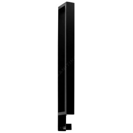 Sapho Ridder - Porte-serviettes, longueur 40 cm, avec crochet, noir mat 11122110