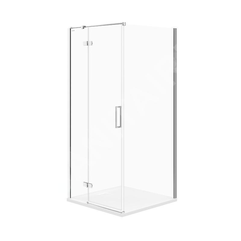 Cersanit Jota - Cabine de douche 90x90 cm, gauche, chrome/verre clair S160-001