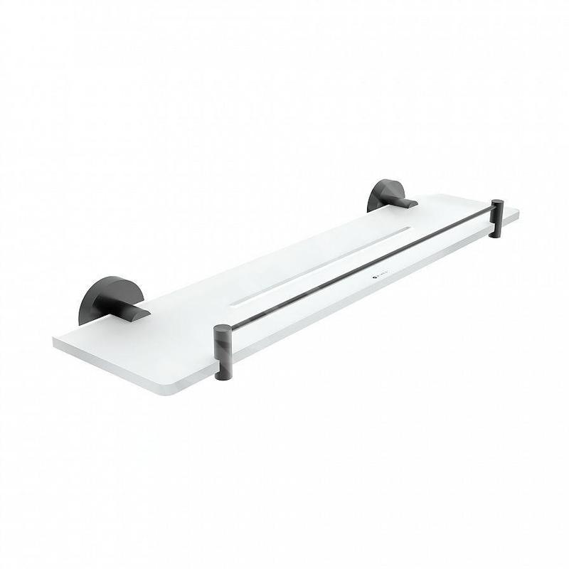 Nimco Unix - Etagère, 50 cm, plexiglas/noir mat UNC X450-X-90