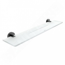 Nimco Unix - Etagère, 60 cm, plexiglas/noir mat UNC X460-90