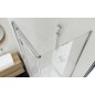 Cersanit Jota - Cabine de douche 90x90 cm, gauche, chrome/verre clair S160-001
