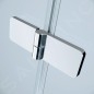 Cersanit Jota - Cabine de douche 90x90 cm, gauche, chrome/verre clair S160-001