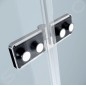Cersanit Jota - Cabine de douche 90x90 cm, gauche, chrome/verre clair S160-001