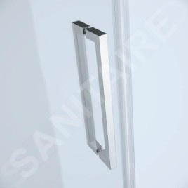 Cersanit Jota - Cabine de douche 90x90 cm, gauche, chrome/verre clair S160-001