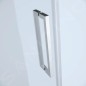 Cersanit Jota - Cabine de douche 90x90 cm, gauche, chrome/verre clair S160-001