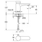 Grohe Eurosmart Cosmopolitan T - Mitigeur de lavabo temporisé, chrome 36317000