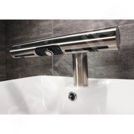 Jet Dryer Robinet infrarouge - Robinet de lavabo électronique avec sécheur, acier inoxydable brossé 8596220013118