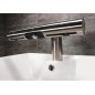 Jet Dryer Robinet infrarouge - Robinet de lavabo électronique avec sécheur, acier inoxydable brossé 8596220013118