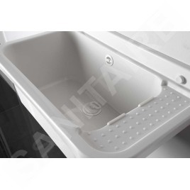 Aqualine Céramique - Vidoir murale 600x340 mm, plastiqueique/blanc PI5060