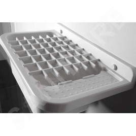 Aqualine Céramique - Vidoir murale 600x340 mm, plastiqueique/blanc PI5060