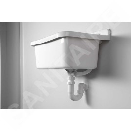 Aqualine Céramique - Vidoir murale 600x340 mm, plastiqueique/blanc PI5060