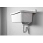 Aqualine Céramique - Vidoir murale 600x340 mm, plastiqueique/blanc PI5060 Aqualine Céramique - Vidoir murale 600x340 mm, plastiqueique/blanc PI5060
