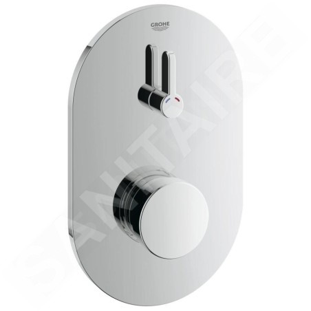 Grohe Eurosmart Cosmopolitan T - Mitigeur auto-refermable de douche encastré, chrome 36321000