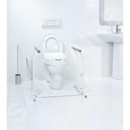 Sapho Ridder Poignées - Barres d'appui mobiles pour WC, blanc A0110101