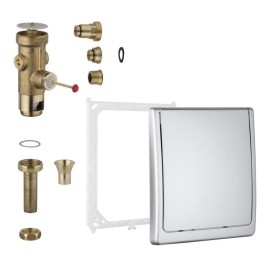 Grohe Robinets poussoirs - Robinet de chasse à encastrer, chrome 42901000