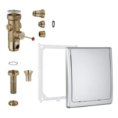 Grohe Robinets poussoirs - Robinet de chasse à encastrer, chrome 42901000