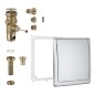 Grohe Robinets poussoirs - Robinet de chasse à encastrer, chrome 42901000