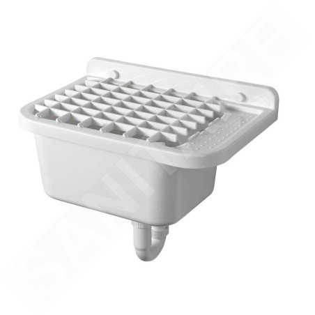 Aqualine Accessoires - Grille universelle pour vidoirs suspendus, plastique, blanc PI5020