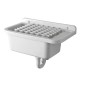 Aqualine Accessoires - Grille universelle pour vidoirs suspendus, plastique, blanc PI5020