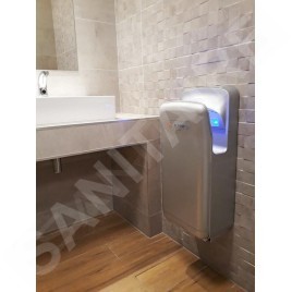 Jet Dryer Sèche-mains - Sèche-mains à lame d’air Classic avec filtre HEPA, argenté 8596220000842