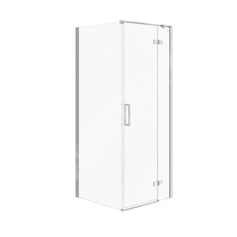 Cersanit Jota - Cabine de douche 80x80 cm, droite, chrome/verre clair S160-006