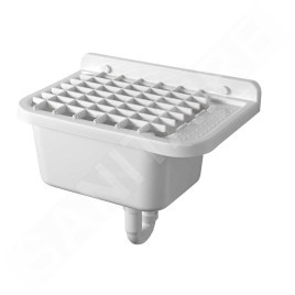 Aqualine Vidoirs - Vidoir suspendu 500x340 mm, plastique/blanc PI5050